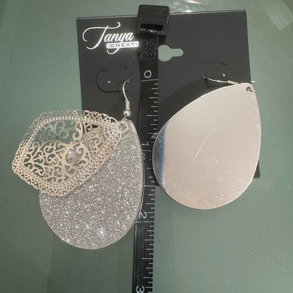 High-End Department Store Designer One of Kind Statement Earrings - Picture 4 of 4